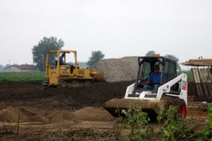 Site prep work in Bremen, IN